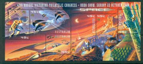 Australia-2000-Space-MS-Opt-VPC-Congress-ANDA-Silver-MUH-Lot26993