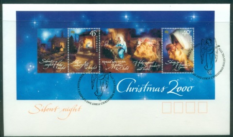 Australia-2000-Xmas-MS-FDC