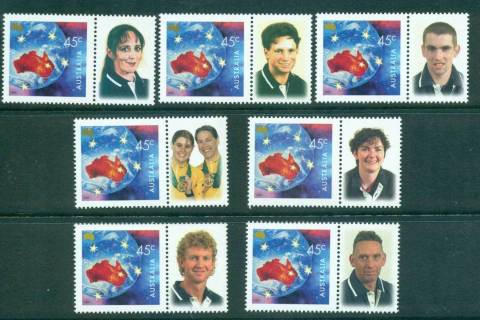 Australia-2000-paralympics-medal-Winners-tabs-MUH-lot34127