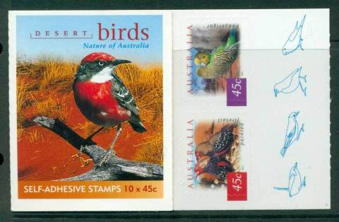 Australia-2001-450-Desert-Birds-B237-Philatelic-Booklet-Lot26076