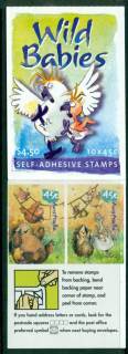 Australia-2001-450-Wild-Babies-B240-Philatelic-Booklet-Lot26078