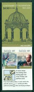 Australia-2001-490-Federation-B232-Philatelic-Booklet-Lot26068