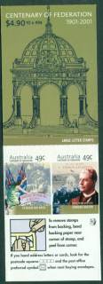 Australia-2001-490-Federation-B232a-Philatelic-Booklet-Lot26069