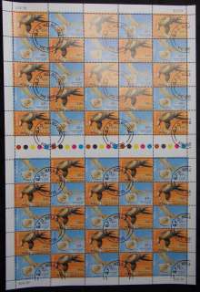 Australia-2001-49c-Birds-of-Prey-CTO-Sheet-FV-245-lot48840