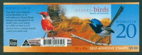 Australia-2001-900-Desert-Birds-B238a-General-Booklet-Lot26077