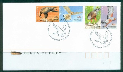 Australia-2001-Birds-of-Prey-FDC