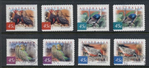 Australia-2001-Desert-Birds-Sheet-PS-FU