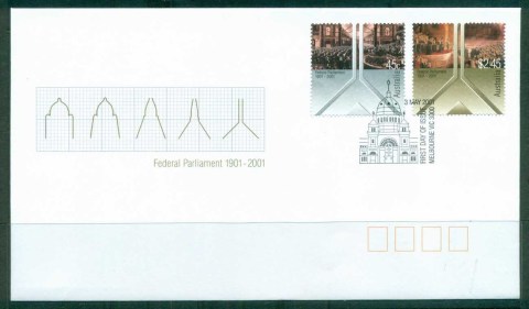 Australia-2001-Federal-Parliament-FDC