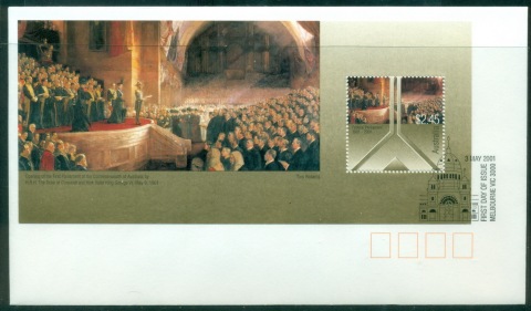 Australia-2001-Federal-Parliament-MS-FDC