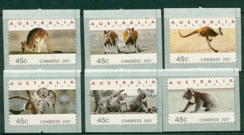 Australia-2001-Koalas-Roos-CPS-Congress-2001-MUH-Lot18655