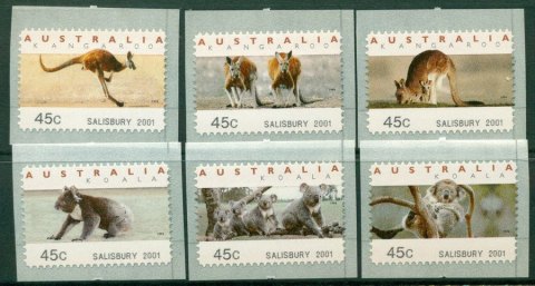 Australia-2001-Koalas-Roos-CPS-Salisbury-2001-MUH-Lot18662