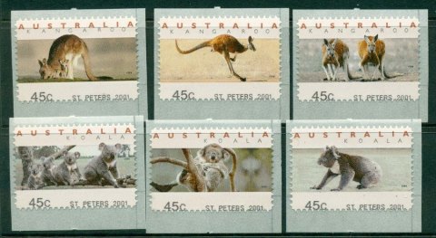 Australia-2001-Koalas-Roos-CPS-St-Peters-2001-MUH-Lot18674