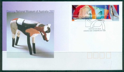 Australia-2001-Opening-of-National-Museum-of-Australia-FDC