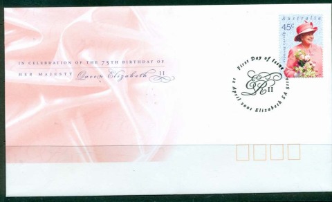 Australia-2001-Queens-Birthday-FDC-Lot19319