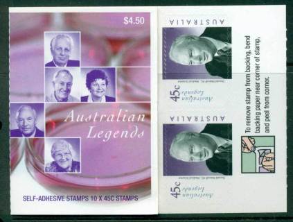 Australia-2002-4-jpg-50-Australia-Legends-B242-Philatelic-Booklet-Lot26081