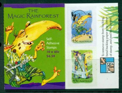 Australia-2002-4-jpg-50-Magic-Rainforest-B248-Philatelic-Booklet-Lot26092