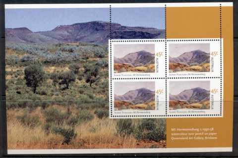 Australia-2002-Albert-Namatjira-Mt-Hermannsburg-Prestige-booklet-pane-MUH