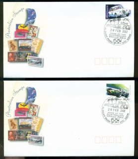 Australia-2002-Albert-Park-GP-2x-FDC-Lot20858