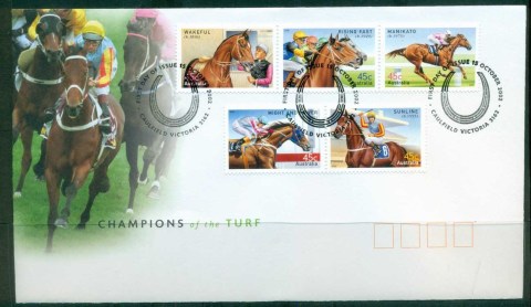 Australia-2002-Champions-of-the-Turf-FDC