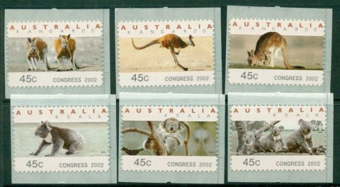 Australia-2002-Koalas-Roos-CPS-Congress-2002-MUH-Lot18656