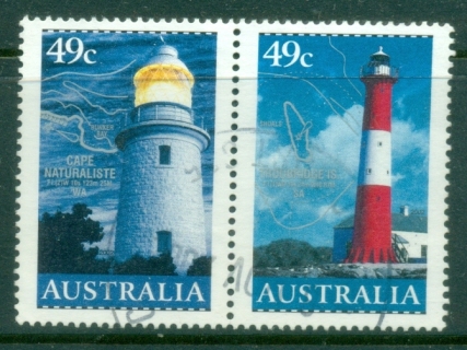 Australia-2002-Lighthouses-49c-Pair-FU