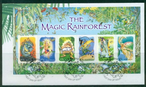 Australia-2002-Magic-Rainforest-MS-FDC-Lot19349