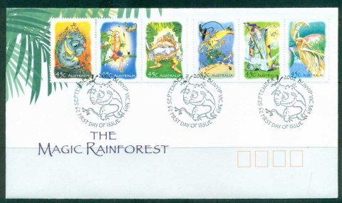 Australia-2002-Magic-Rainforest-MS-FDC