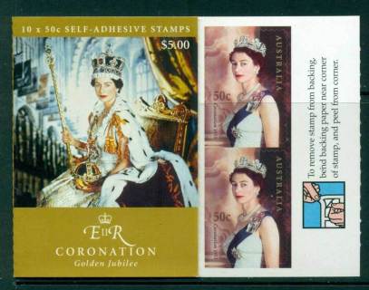 Australia-2003-5-jpg-00-Coronation-Jubilee-B254-Philatelic-Booklet-Lot26104.jpg