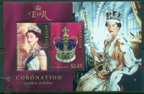 Australia-2003-Coronation-Jubilee-MS-FU