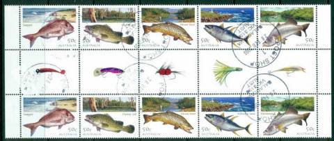 Australia-2003-Fishing-in-Australia-Gutter-Block-FU-Lot27403