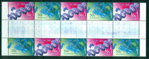 Australia-2003-Genetics-Gutter-Blk-10-MUH-Lot29771