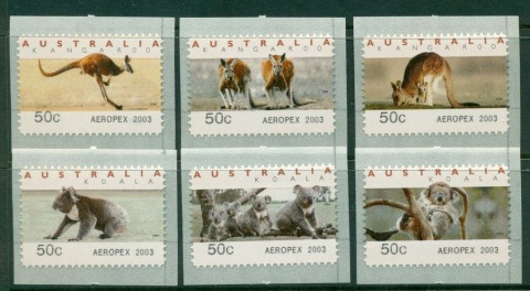 Australia-2003-Koalas-Roos-CPS-Aeropex-2003-MUH-Lot18641