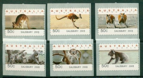 Australia-2003-Koalas-Roos-CPS-Salisbury-2003-MUH-Lot18664