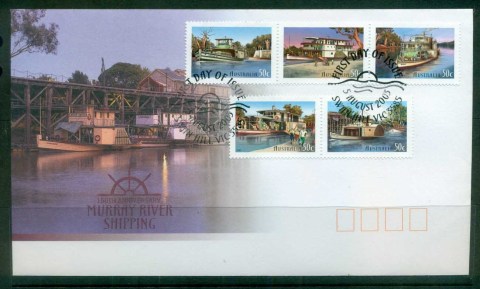 Australia-2003-Murray-River-Shipping-FDC