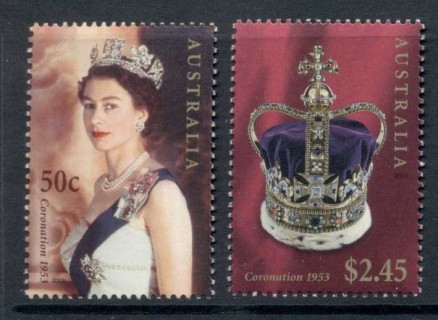 Australia-2003-QEII-Coronation-50th-Anniversary-MUH