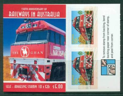 Australia-2004-5-jpg-00-Railways-in-Australia-B264-Philatelic-Booklet-Lot26124