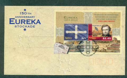 Australia-2004-Eureka-MS-FDC-lot49074