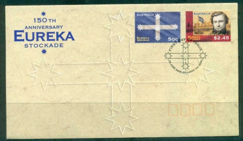 Australia-2004-Eureka-Stockade-150th-Anniversary-FDC