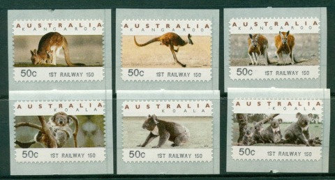 Australia-2004-Koalas-Roos-CPS-1st-Railway-MUH-Lot18634