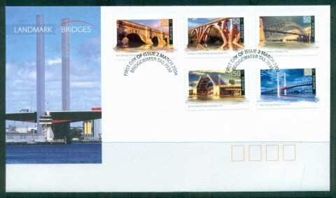 Australia-2004-Landmark-Bridges-PS-FDC