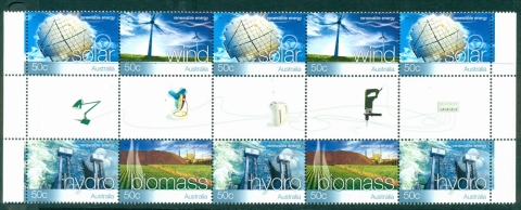 Australia-2004-Renewable-Energy-Gutter-Blk-10-MUH-Lot29785