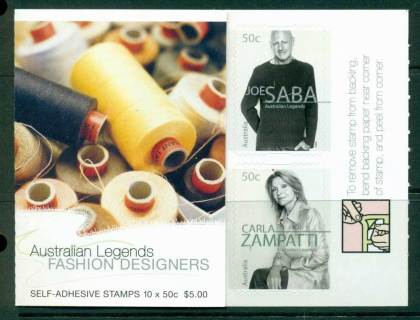 Australia-2005-5-jpg-00-Fashion-Designers-Saba-Zampatti-B274-Philatelic-Booklet