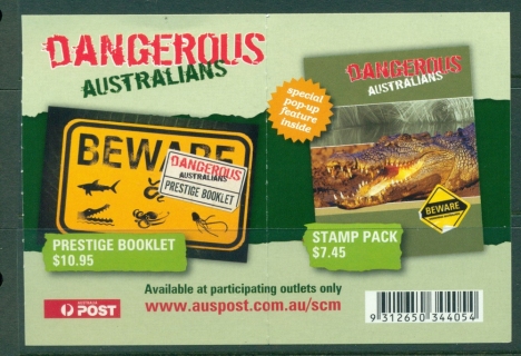 Australia-2006-2-jpg-50-Dangerous-Australians-B307-Philatelic-Booklet-Lot26164