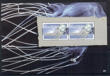 Australia-2006-Dangerous-Australians-Box-Jellyfish-Prestige-booklet-paneMUH