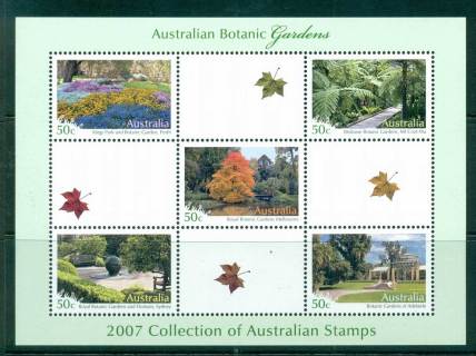 Australia-2007-Australian-Botanic-Gardens-MS-ex-Yearbook-MUH-lot34278