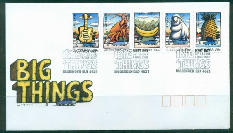 Australia-2007-Big-Things-FDC