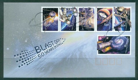 Australia-2007-Blast-Off-50-Years-in-Space-FDC