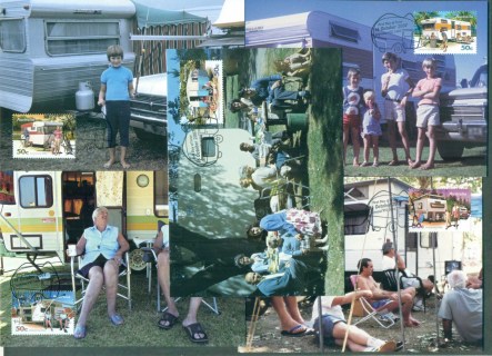 Australia-2007-Caravanning-Through-the-Years-Maximum-Cards-5-lot76043