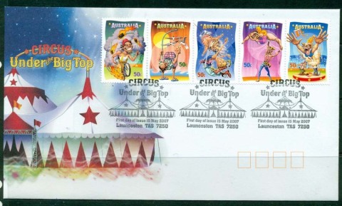 Australia-2007-Circus-FDC-Lot19447