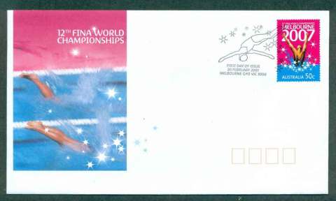 Australia-2007-FINA-World-Championships-FDC-lot50572